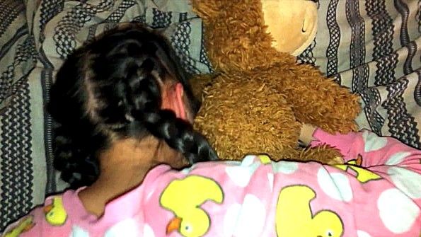 Худенькую блондинку жёстко трахает чернокожий парень